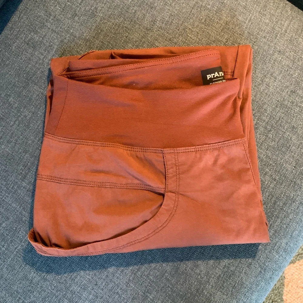 Prana Rust High-Waisted Pants - Picture 13 of 15
